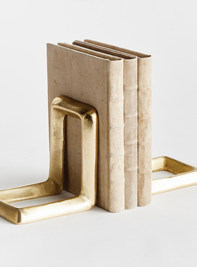 高级感几何摆件轻奢椭圆环客厅玄关售楼处高级感办公室装饰品摆件