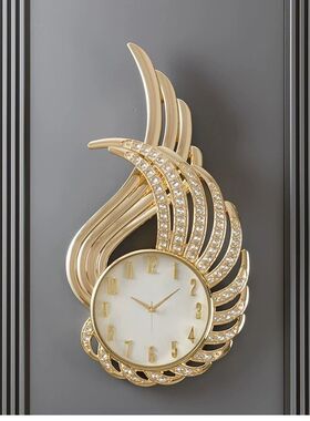 轻奢挂钟客厅家用时尚现代简约大气时钟表新款高档网红石英钟摆件