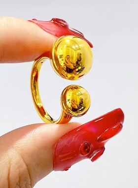 新款光珠戒指女款时尚气质个性小