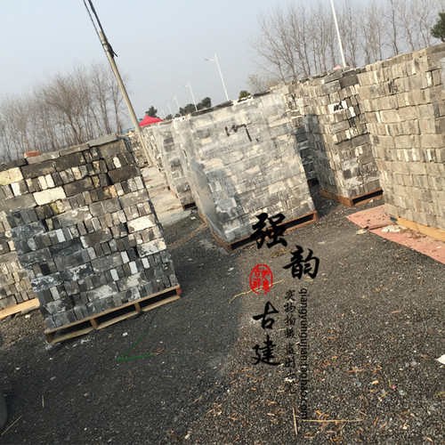 仿古青砖老青砖仿古铺地砖青瓦砌墙砖铺地青砖外墙青砖中式贴墙砖 - 图0