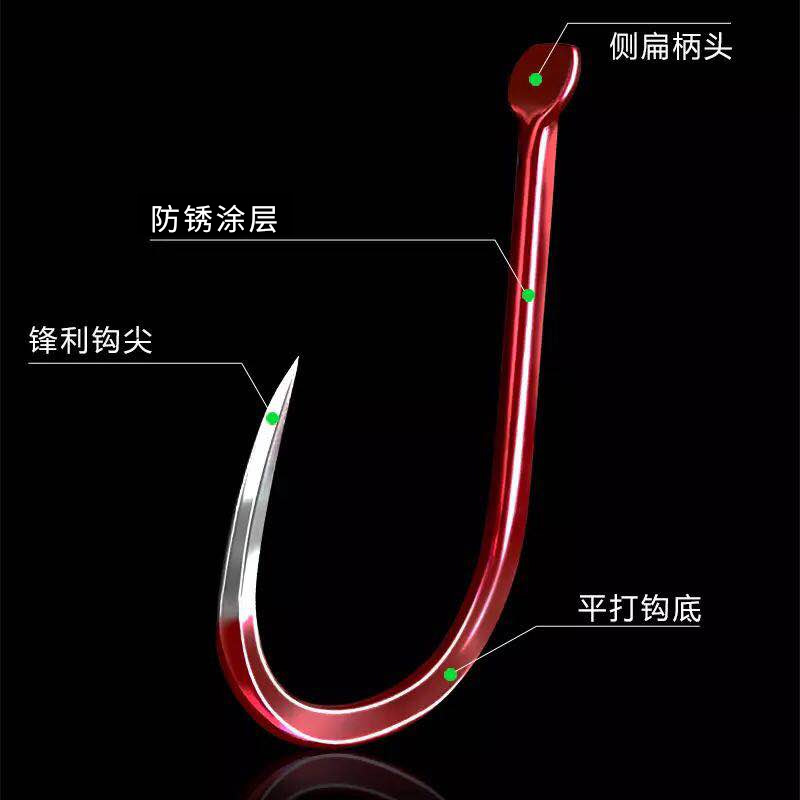 钓鱼人快鱼红牙鱼钩伊势尼伊豆千又新关东海夕溪流红钻七彩飞鱼袖-图2