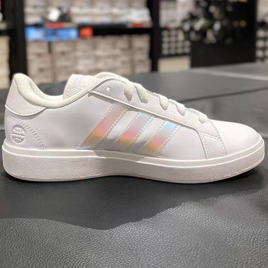 Adidas/阿迪达斯GRAND COURT Base2.0女款运动低帮休闲板鞋GW7181 - 图0