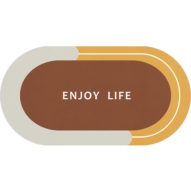 厕所门口吸水垫易干防滑卫生间北欧地毯硅藻泥脚踩垫家用浴室门垫,淘宝优惠券,粉丝福利购,淘宝优惠卷