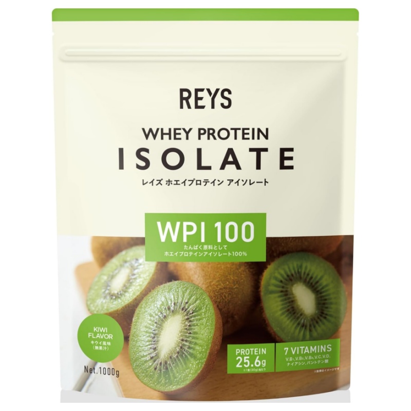 日本代购REYS乳清分离蛋白粉WPI增肌肉运动营养补剂1kg巧克力味道 - 图0