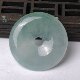 Myanmar natural grade A jadeite safety buckle pendant