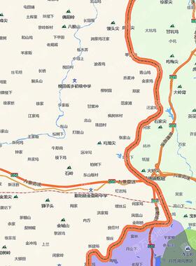 今年新景德镇市地图行政交通线路分布防水贴图街道定制城区