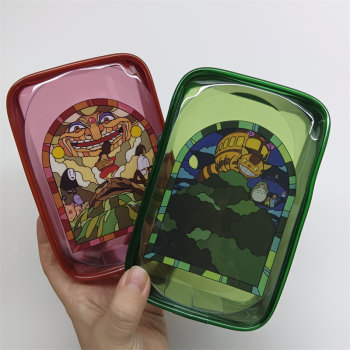 ຄໍາສັ່ງປະຈໍາວັນ Ghibli Animation Exhibition Exclusive Hayao Miyazaki peripherals PVC ສີ window cosmetic bag storage bag