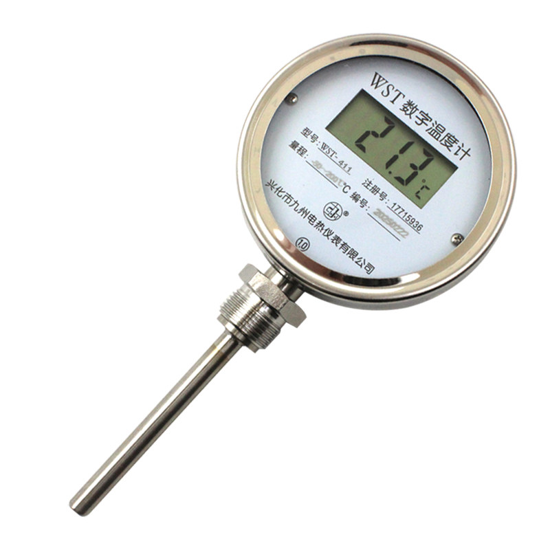 WST411全不锈钢数显双金属温度表304工业水温温度计反应釜测温仪,淘宝优惠券,粉丝福利购,淘宝优惠卷