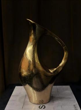 复古风印度进口创意花器摆件样板间高端售楼处少众花瓶装饰品摆设