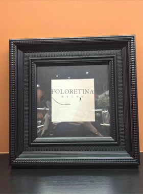 中古风侘寂风床头柜装饰画摆设样板间售楼处玄关台柜体挂画背景墙