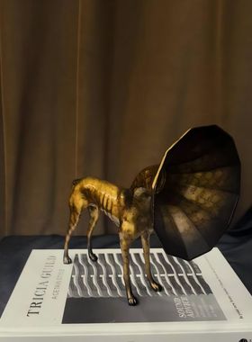 现代轻奢几何创意动物摆件