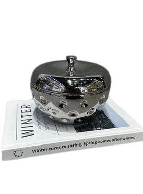 现代轻奢陶瓷电镀几何艺术摆件样板间猩猩摆设小蘑菇糖果盒装饰品