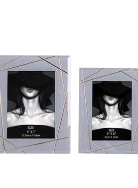 皮革现代简约卧室相框