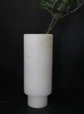 现代简约轻奢云石花瓶摆件