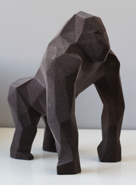 简约儿童房植绒创意小泰山金刚售楼处样板间电视柜书房艺术装饰品