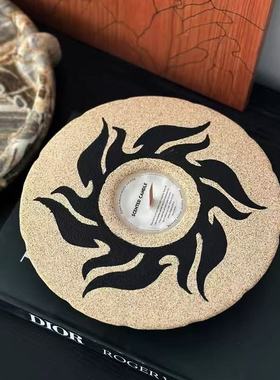 中古风复古风原创创意陶瓷香薰蜡烛摆设样板间少众高端蜡烛香薰