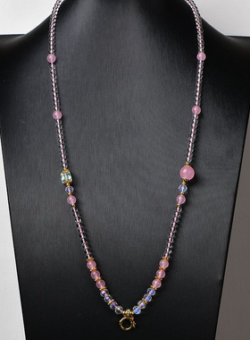 泰国佛牌链子白水晶百搭手工编织西藏唐卡挂链绳吊坠男女款