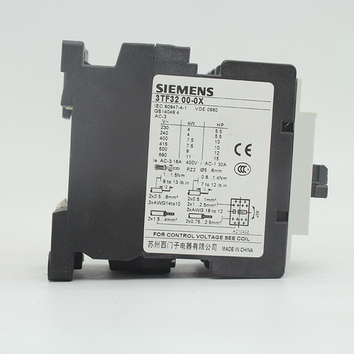 西门子交流接触器3TF30 31 32 33 34 35 3TF3100 220新款代替3TS - 图1