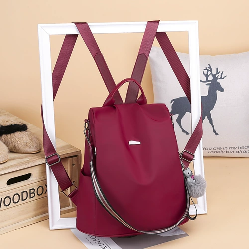 Рюкзак, универсальная трендовая сумка через плечо для отдыха, анти-кража, в корейском стиле, ткань оксфорд