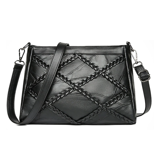 Сумка через плечо, универсальная трендовая модная сумка на одно плечо, популярно в интернете, из натуральной кожи