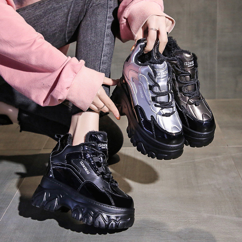 内增高老爹鞋女2024秋冬新款ins潮百搭小个子厚底松糕休闲运动鞋,淘宝优惠券,粉丝福利购,淘宝优惠卷