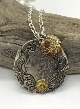 ARIZONAFREEDOM流浪币银饰吊坠