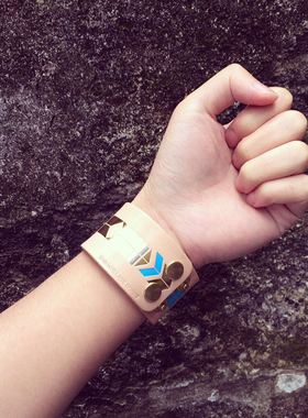 REDMOON情侣手链红月真皮牛皮