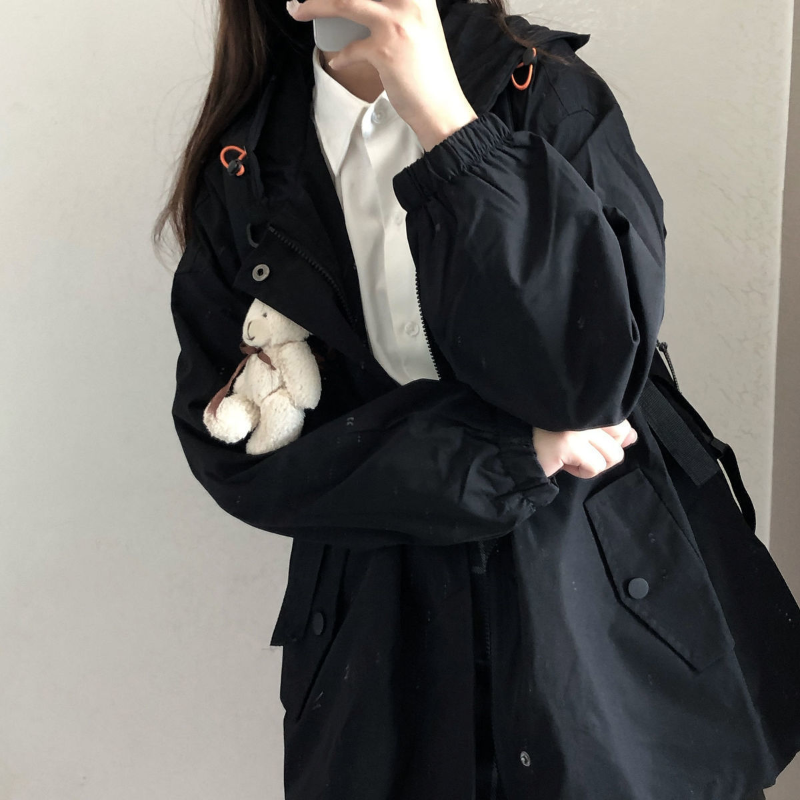 Deeptown Harajuku Fashion Japanese Jacket Women Setwear Goth - 图0