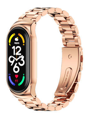 Strap for Mi Band  7 6 5 4 3 Metal Correa Mi Band 6 Bracelet