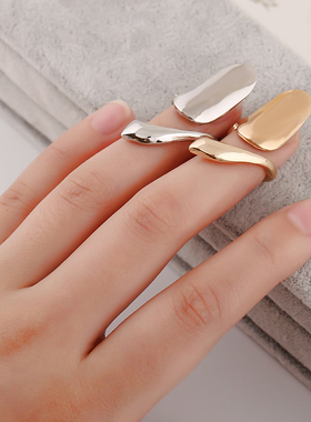 3 adet/tak?m düzensiz parmak yüzük kad?nlar i?in a??l?? p