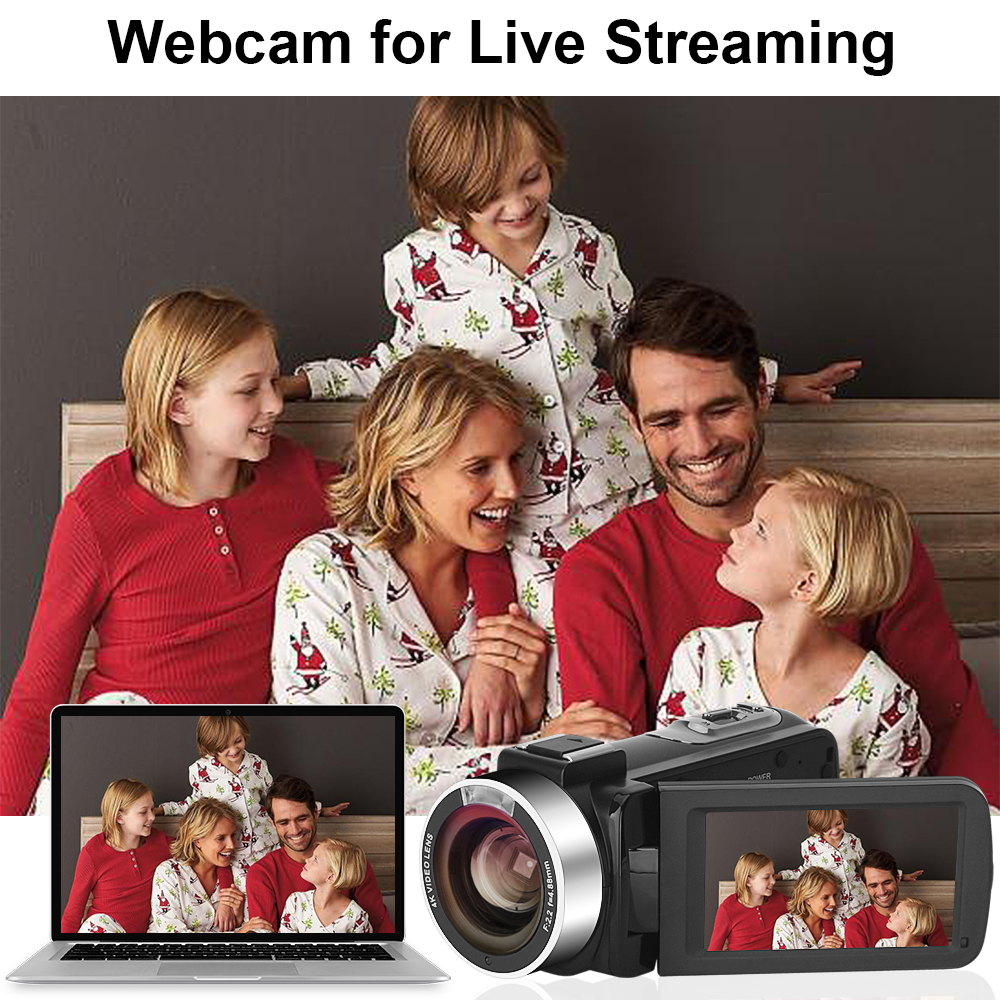 4K Ultra HD Video Camera Vlogging Video Camera for YouTube 3-图0