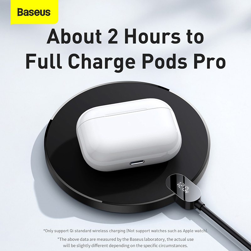 Baseus 15W Qi Wireless Charger For iPhone 13 12 Pro Max Digi - 图0