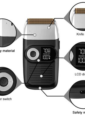 Original  Powerful Barber Pro Electric Shaver For Men Hair B