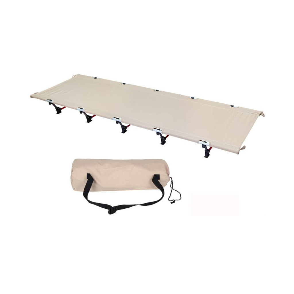 Portable Foldable Camping Cot Single Person Outdoor Folding - 图0