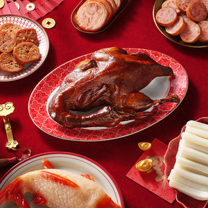 【林依轮直播间】五芳斋卤味礼盒佳年大礼包酱板鸭年糕年货送礼