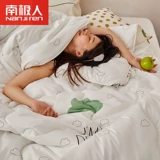 南极人 Шерстяное стеганое одеяло зима - утолщенное теплое стеганое одеяло одно студенческое общежитие общежития осень