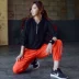Bộ đồ thể thao nữ mùa thu đông 2019 mới chạy bộ thể dục thoải mái thường mặc nhanh khô lưới thoáng khí áo trùm đầu - Thể thao sau