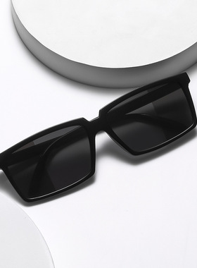 防偷窥墨镜方形新款防跟踪