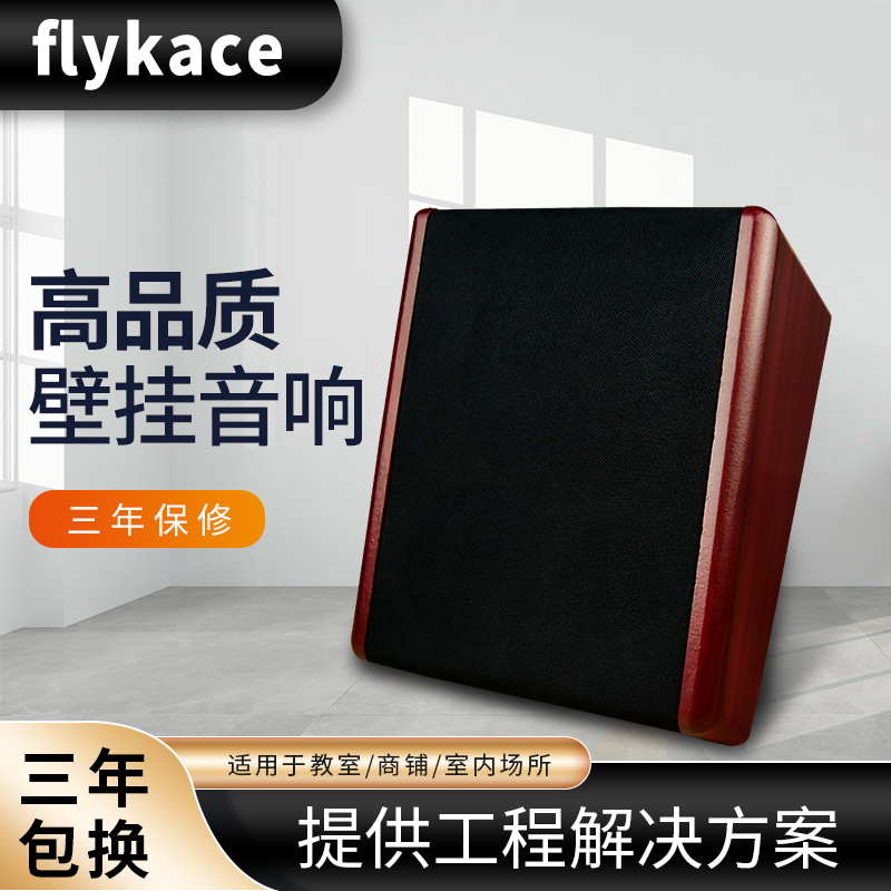 flykace挂壁喇叭教室定压壁挂音箱 校园广播系统店铺背景音乐音响 - 图2