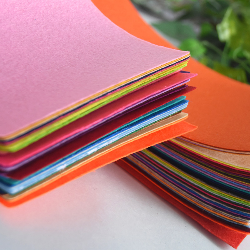 彩色不织布无纺布彩纸布料幼儿园学校手工课程编制diy创意材料,淘宝优惠券,粉丝福利购,淘宝优惠卷