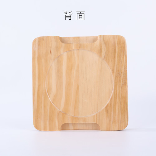 加厚松木方形隔热垫板煲仔饭隔热垫实木锅托砂锅托盘木底座商用 - 图2