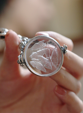 和合大仙人女925纯银吊坠