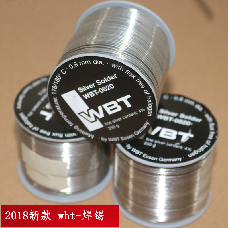 德国原装进口WBT0820焊锡含银4%发烧级音响耳机线材DIY焊锡丝工具 - 图2