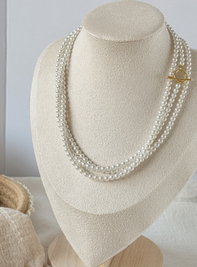 2026新款小米珠长款项链女