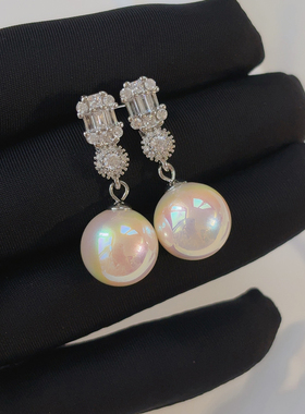 akoya天女粉光戴妃珍珠项链女