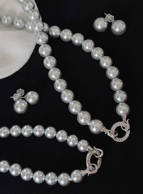 倪妮同款真多麻澳母贝珍珠项链女