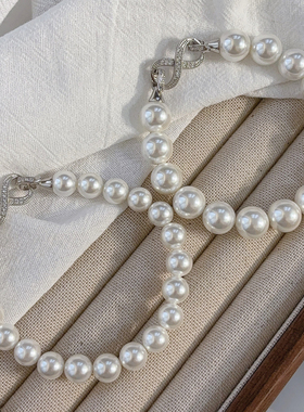 2025新款925银澳白珍珠手链女