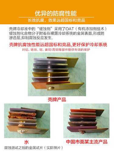 壳牌正品 防冻液 冷却液红色绿色 汽车长效水箱宝-30度 通用-45℃ - 图2