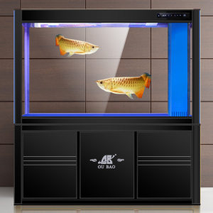 欧宝金龙鱼缸水族箱家用客厅落地缸大中型底滤玻璃屏风生态可订制