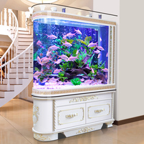 O Bao Eurostyle Subwarhead Fish Tank Aquariums Living Room Glass Ecology Large-sized Screen Hyun Guan Partition